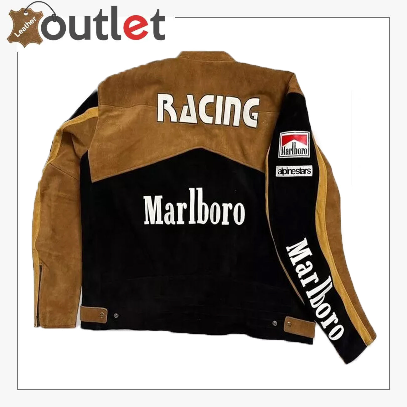 Marlboro Vintage Racing Leather Jacket