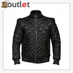 Herren Nietenleder Steampunk Jacke