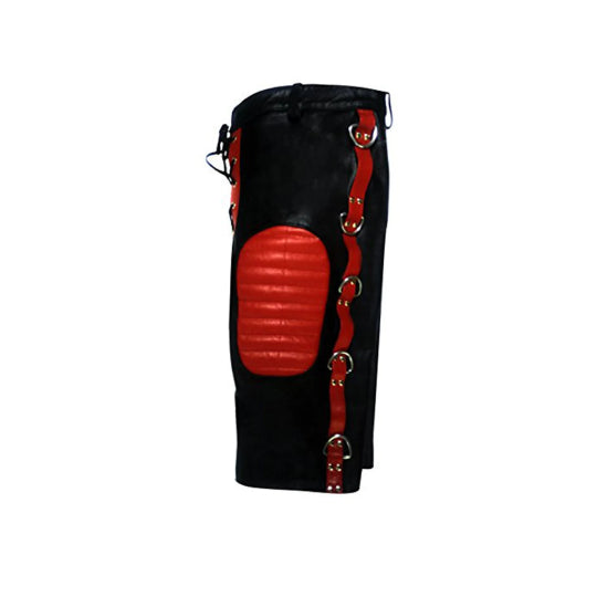 Herren Unique Style Leder Shorts Sommer