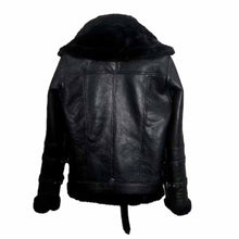 Load image into Gallery viewer, Men&#39;s B3 Bomber Hooded Faux Leather Jacket Leather Outlet
