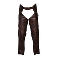 Herren braune Motorrad-Leder-Chaps
