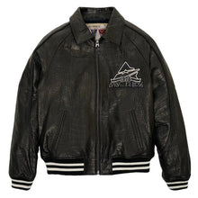 Load image into Gallery viewer, Men&#39;s Crocodile Embossed AVIREX ICON Leather Jacket Leather Outlet
