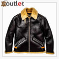 Herren Flieger Bomber Lederjacke