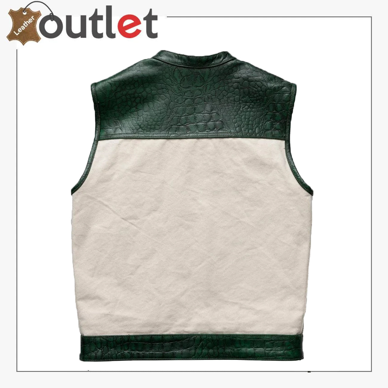 Herren Biker Lederweste