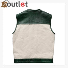 Load image into Gallery viewer, Mens Biker Leather Vest
