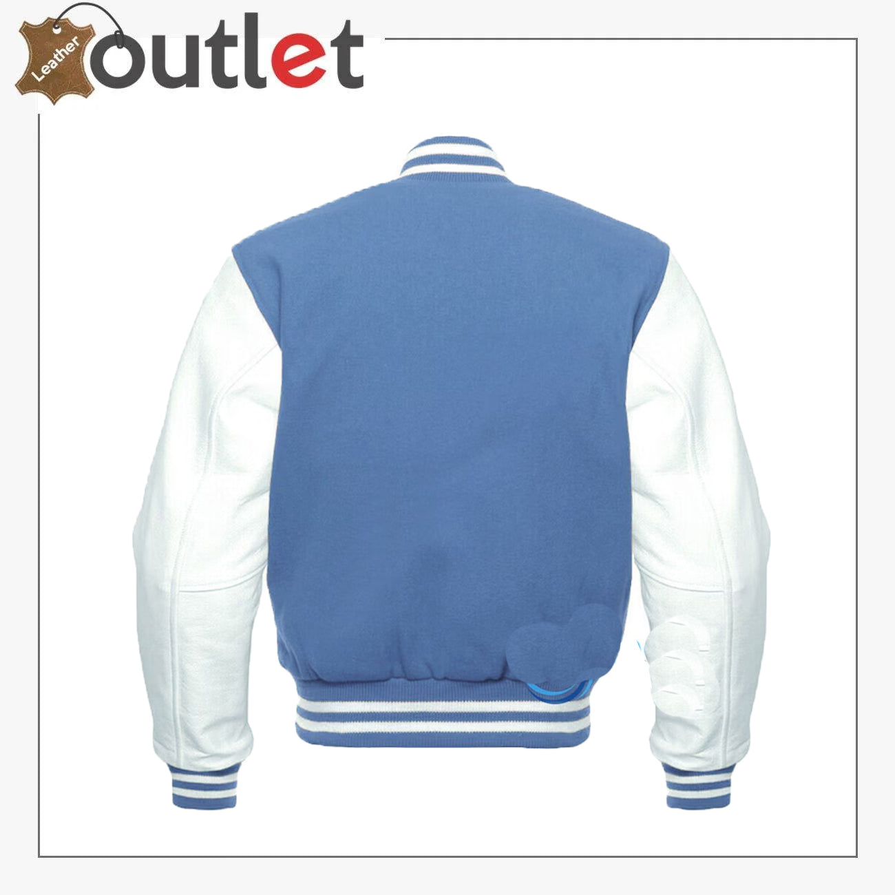 Blaue Collegejacke für Herren