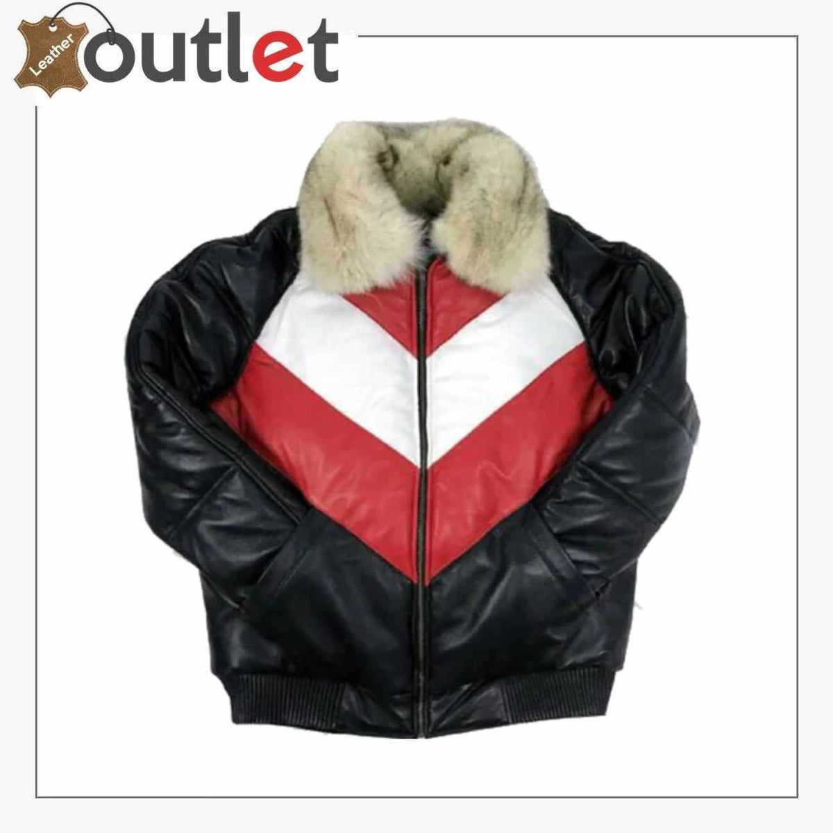 Herren V-Bomberjacke aus Lammleder