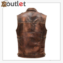 Load image into Gallery viewer, Mens Leather Vests
