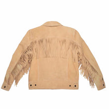 Load image into Gallery viewer, Mens Native American Western Brown Leather Jacket
