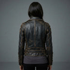 Women's Black Leather Jacket