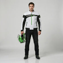 Laden Sie das Bild in den Galerie-Viewer, Kawasaki Racing Motorradjacke – Sport Rider Edition für Herren
