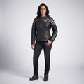 Damen Motorradjacke "Miss Enthusiast" aus Leder – Harley Style Classic Fit