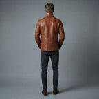 Men's Brown Scully Leather Jacket