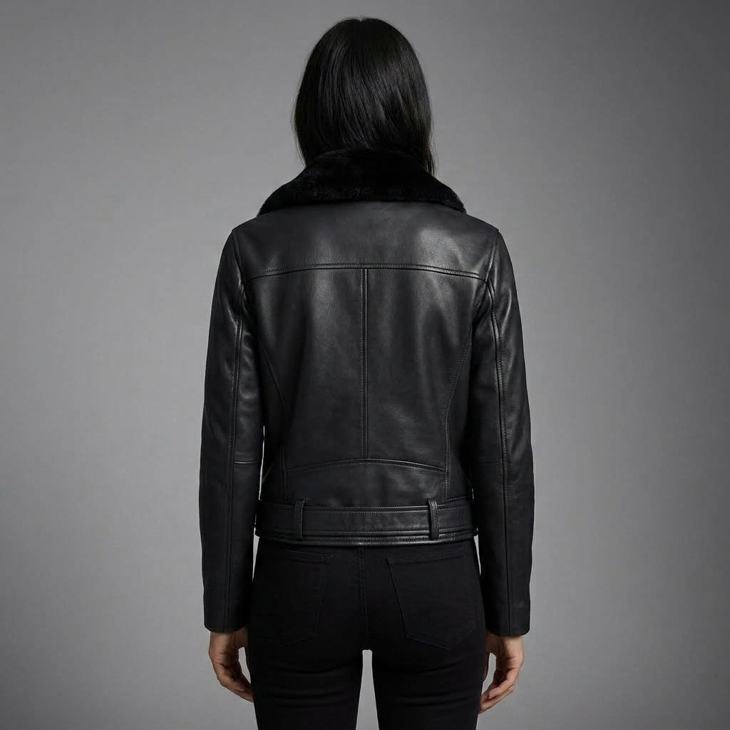 Women's Black Leather Jackets