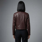Women's Brown Leather Jacket
