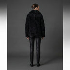 Women's Black Shearling Jacket