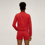 Buy Roman Red Classic Cotton Denim Jacket  for Women's