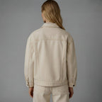 Buy Roman Beige Cotton Denim Jacket  for Women's