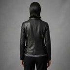 Women's Black Leather Jacket