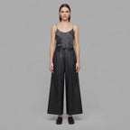 Women's Black Leather Pant