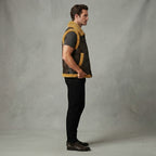 Men's Beige Brown  Shearling Leather Vest