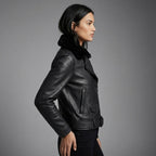 Women's Black Leather Jackets