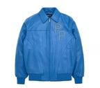 Pelle Pelle Blaue Bomber-Lederjacke