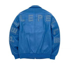 Pelle Pelle Blaue Bomber-Lederjacke