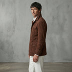 Men's Brown Field Leather Jacket
