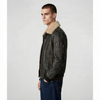 Men's A-2 Aviator Leather Bomber Jacket