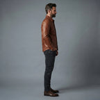 Men's Brown Scully Leather Jacket