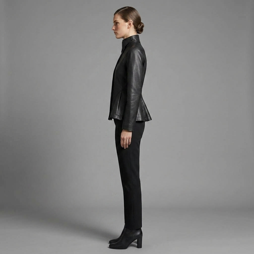 Stylish Women's Black Leather Jackets