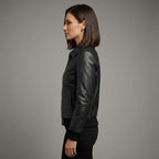 Women's Black Leather Jacket