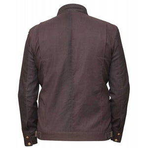 Star Wars Captain Cassian Andor Brown suede leather Jacket