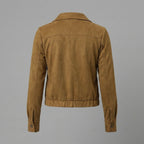 Women's Suede Trucker Jacket