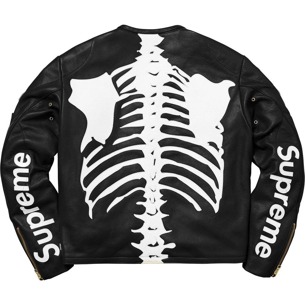 Supreme x Vanson Skeleton Lederjacke