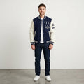 Men's Navy Blue Varsity Jacket