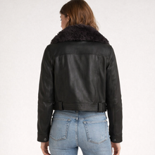 Load image into Gallery viewer, Women's Black B3 RAF Shearling Jacket
