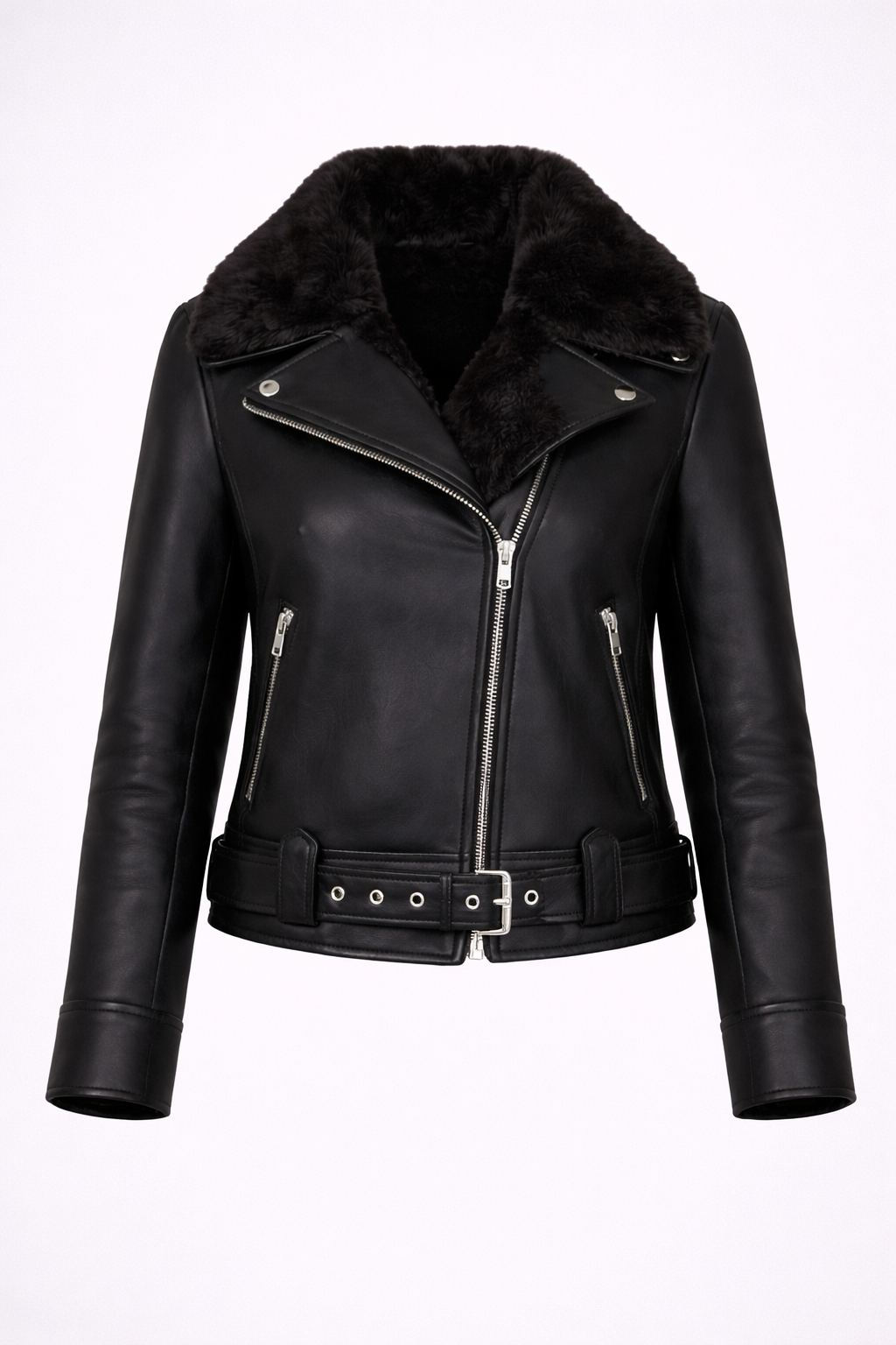 Women's Black B3 RAF Shearling Jacket