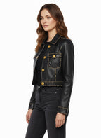 Commander Brown B-3 Leather Flight Jacket – Shearling Bomber Coat