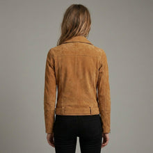 Load image into Gallery viewer, Women's Suede Leather Jacket
