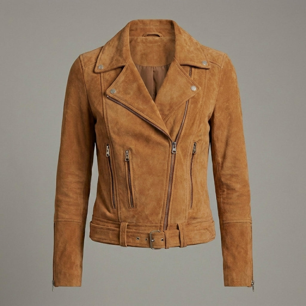 Women's Suede Leather Jacket