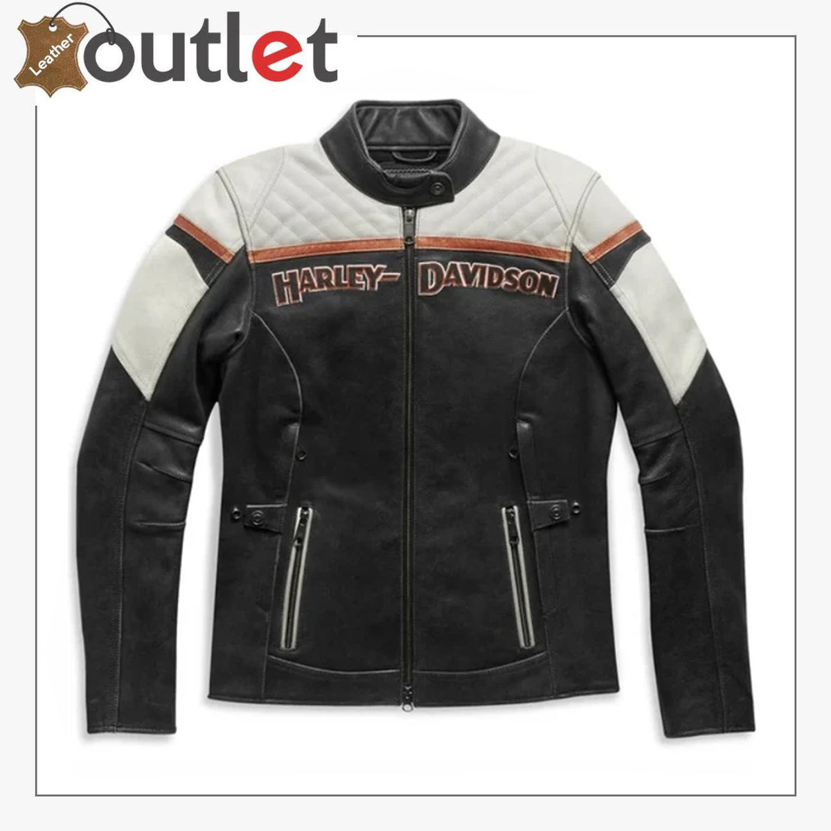 Damen H D Triple Vent Miss Enthusiast II Lederjacke
