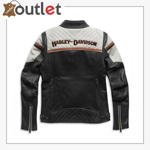 Womens H D Triple Vent Miss Enthusiast II Leather Jacket