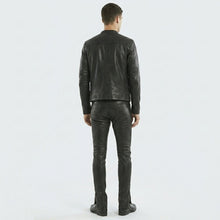 Laden Sie das Bild in den Galerie-Viewer, Men’s Leather Biker Pants – Motorcycle Riding Pants
