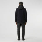 Men’s Dark Blue Wool Navy Peacoat – Classic Double Breasted Winter Coat