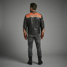 Load image into Gallery viewer, Harley Davidson Screamin Eagle Vintage Racing Leather Jacket
