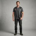 Men’s Harley-Style Leather Biker Vest – Real Leather Club Cut Snap Button
