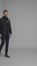 Load and play video in Gallery viewer, Men’s Genuine Shearling Sheepskin Leather Coat – Luxury Winter Overcoat
