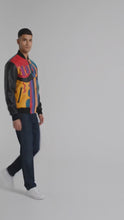Load and play video in Gallery viewer, Men’s Artistic Plush Leather Jacket – Picasso-Inspired Statement Edition

